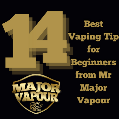 Best Vaping Tip for Beginner from Mr Major Vapour