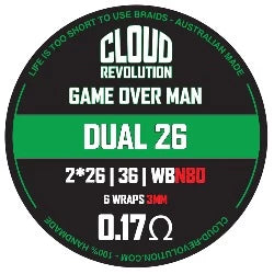 Cloud Revolution - Game Over Man - Dual 26 | Major Vapour | Major Vapour