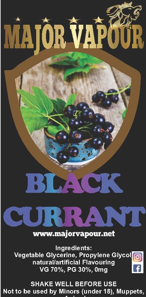 Blackcurrant | Major Vapour