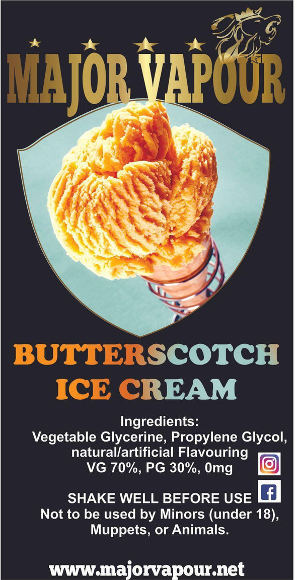 Butterscotch Ice Cream | Major Vapour