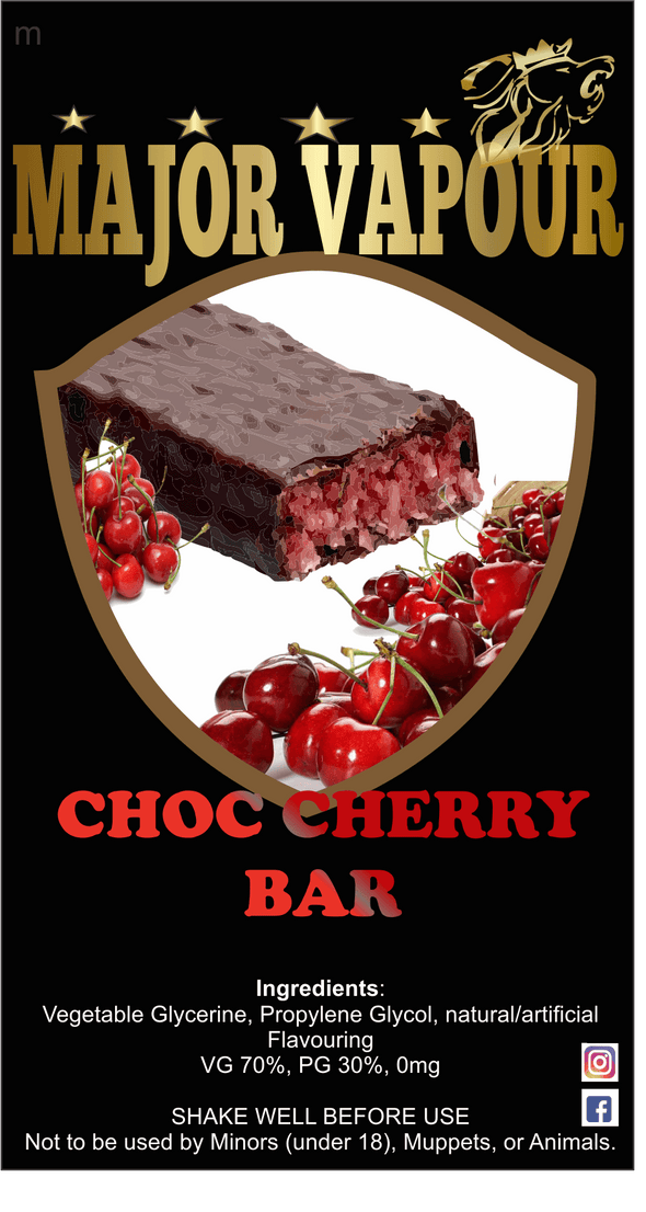 Choc Cherry Bar | Major Vapour