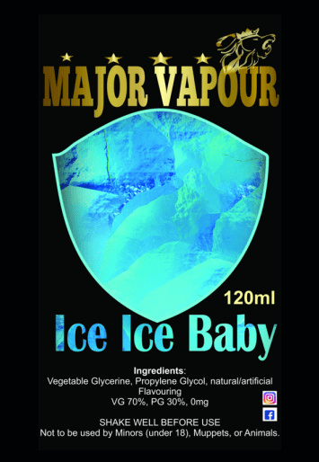 Ice Ice Baby | Major Vapour | Major Vapour