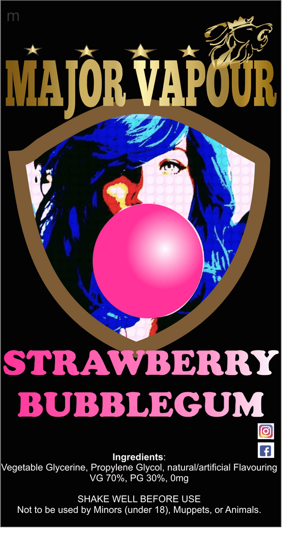 Strawberry Bubblegum | Major Vapour