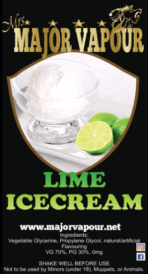 Lime Ice Cream | Major Vapour