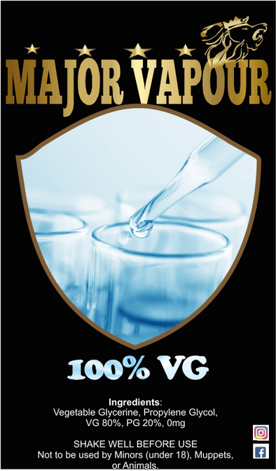 Unflavoured 100% VG | Major Vapour